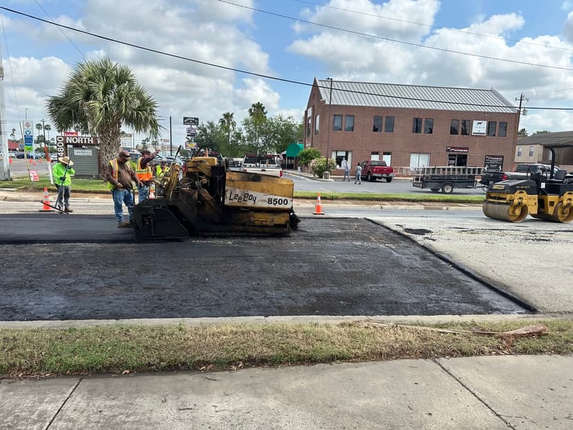 Concrete vs asphalt driveway Texas