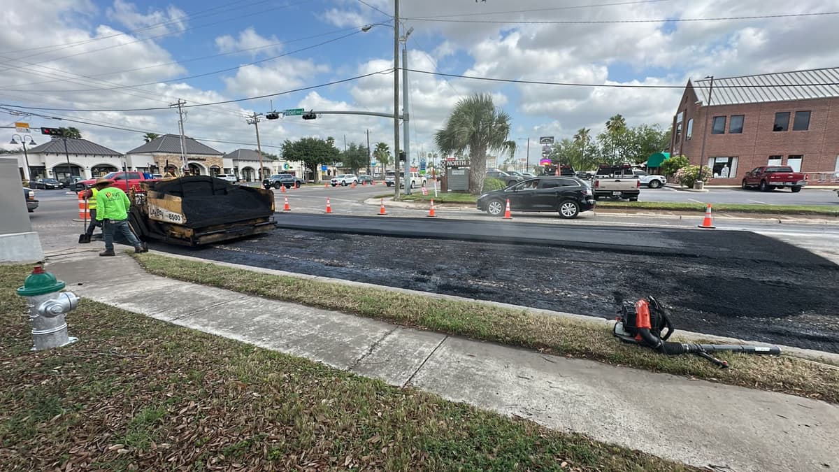 Edinburg Commercial Parking Lot Paving